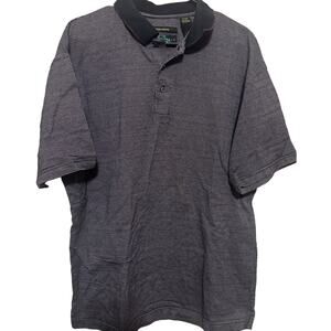 Vintage 90s Sedgefield Shirt Mens L Polo Mercerized Cotton Golf Gray Burgundy